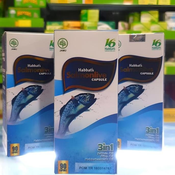 

Terlaris Salmonlive 3In1 Isi 90 Kapsul (Minyak Ikan Salmon, Minyak Zaitun Extra Virgin, Minyak Habbatussauda Habbasyi) Untuk Kolesterol & Trigliserida Tinggi, Hipertensi, Asam Urat, Nyeri Sendi, Dan Untuk Vitamin Otak.