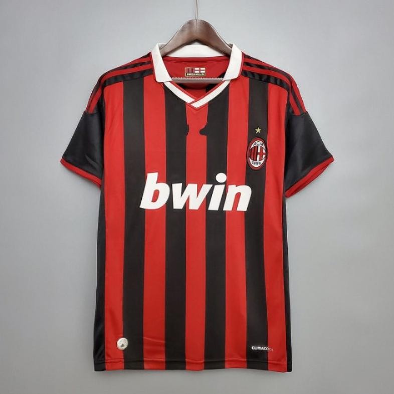 Jersey bola retro vintage grade AAA AC Milan home season 09/10 grade AAA