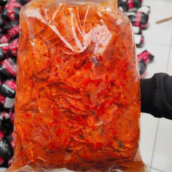 

HIW kripca pedas daun jeruk 1kg Snacks