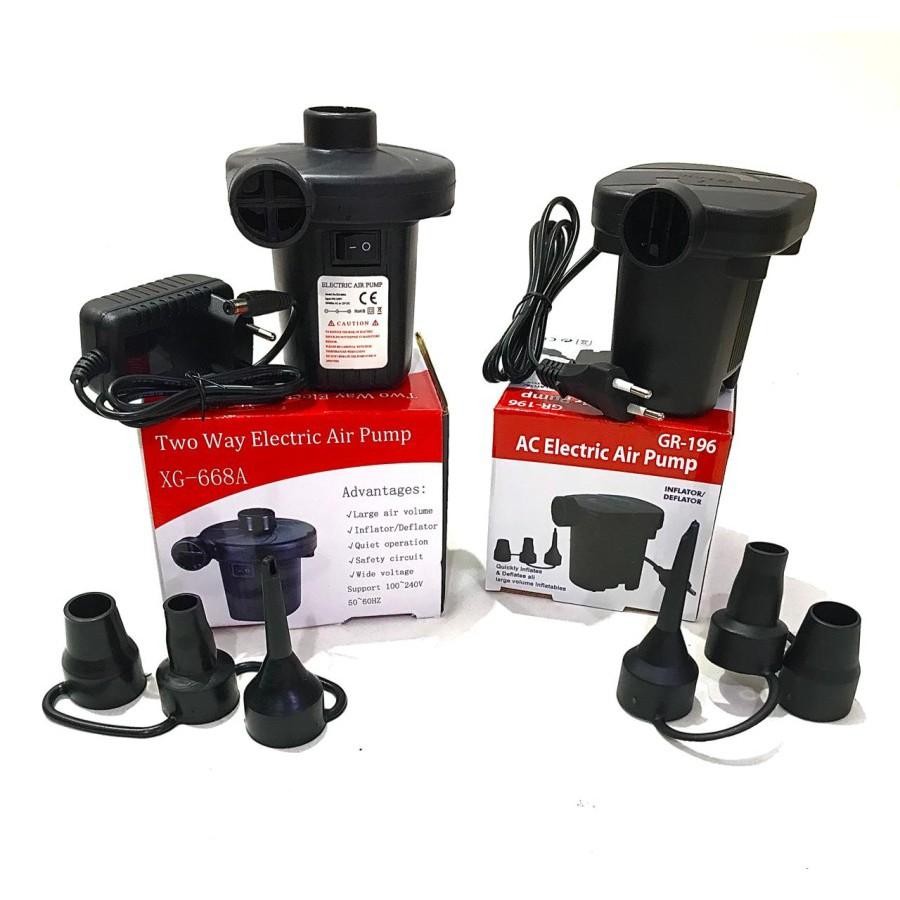 Pompa Listrik Electric Vacuum Xg-668A Kasur Angin Sofa Gym Ball