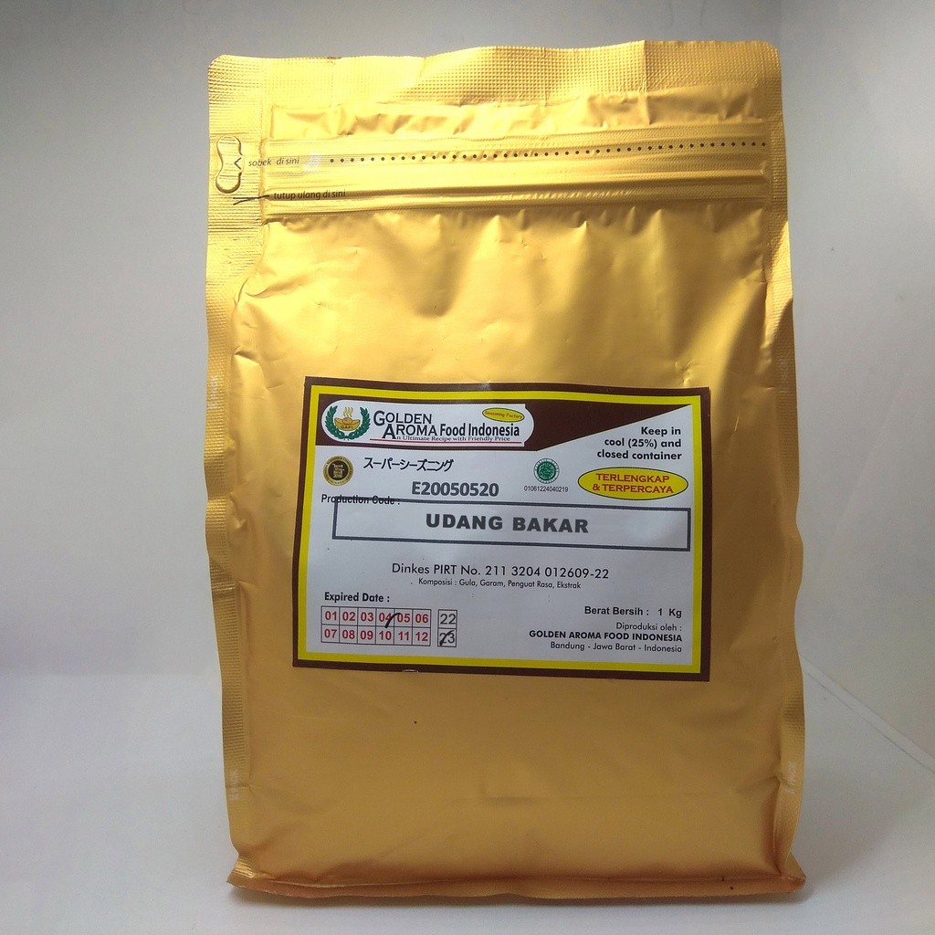 

BUMBU TABUR 1 KG RASA UDANG BAKAR UNTUK ANEKA SNACK, SHIHLIN, KENTANG CRISPY DLL HALAL MUI