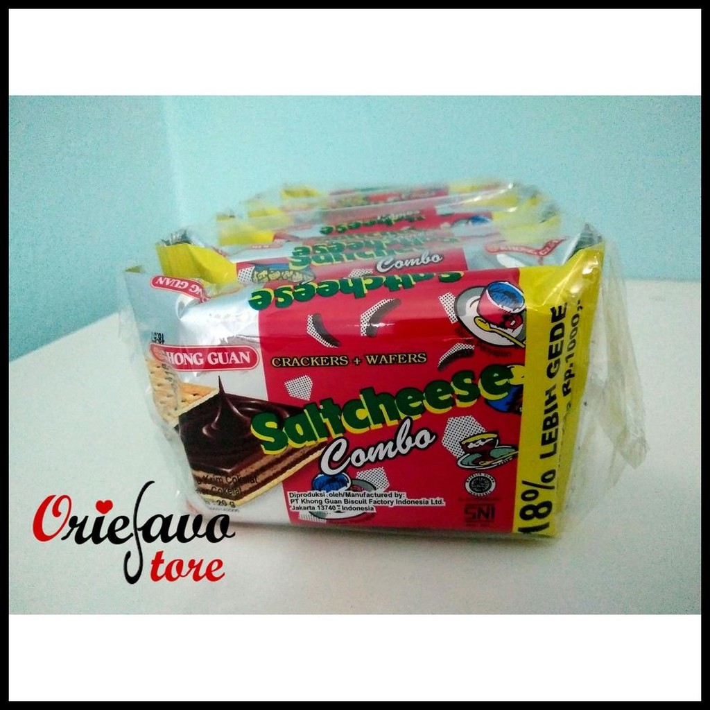 

SALTCHEESE COMBO KHONG GUAN ISI 10 PCS