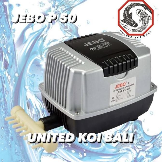 JEBO P50 JEBO P-50 POMPA UDARA AERATOR HI FLOW AIR PUMP BLOWER