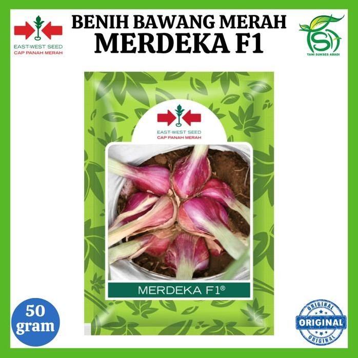 

Terlaris Benih Bawang Merah Merdeka F1 (50 Gram) - Bibit Cap Panah Merah