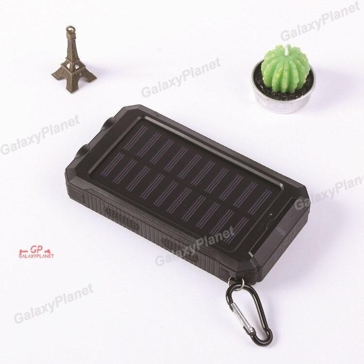 50000 Mah Solar Power Bank Charger Usb Ports 50000Mah Powerbank External Charger Flashlight