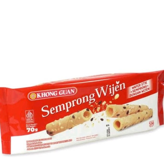 

Terlaris Semprong Wijen Khong Guan 70Gr