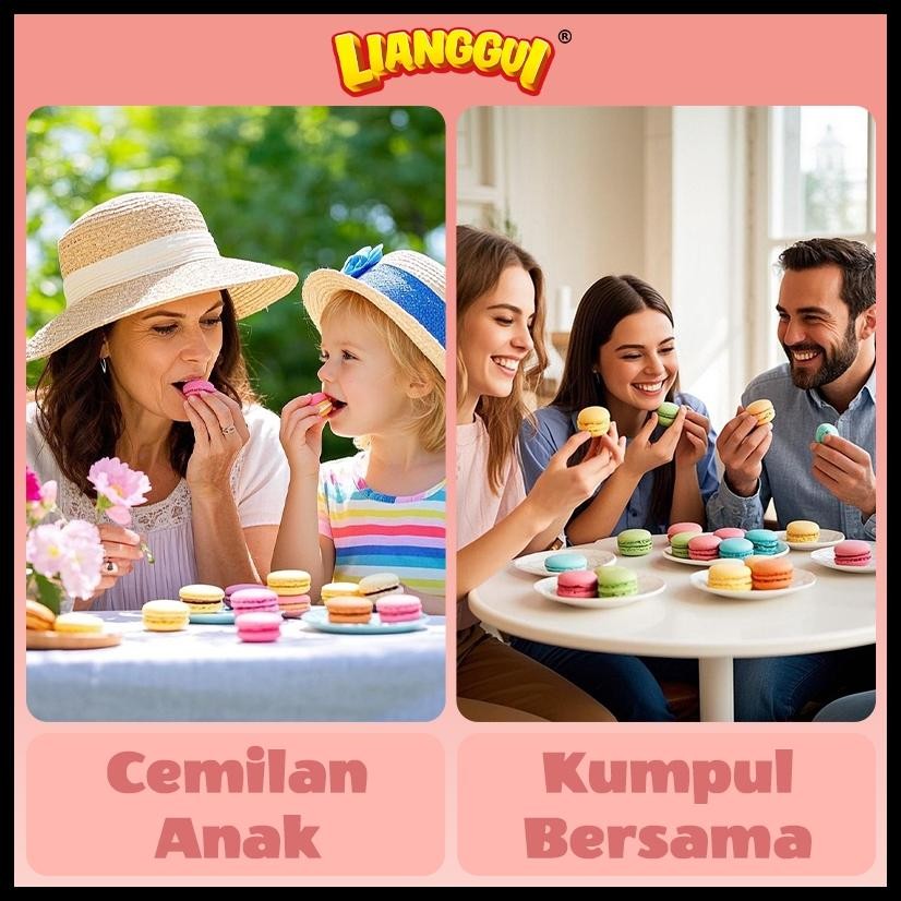 

[HALAL] LIANGGUI MACARON BISKUIT COOKIES MILK COOKIE OAT CHOCOLATE RINGS ENAK CEMILAN SNACK VIRAL