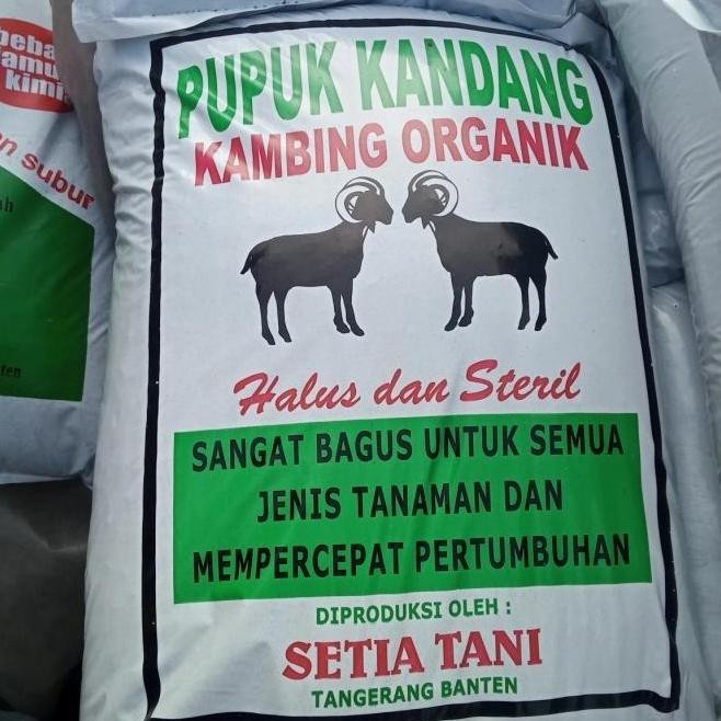 Terlaris Pupuk Kandang Kambing Organik Setia Tani -Grosir Pondokgede