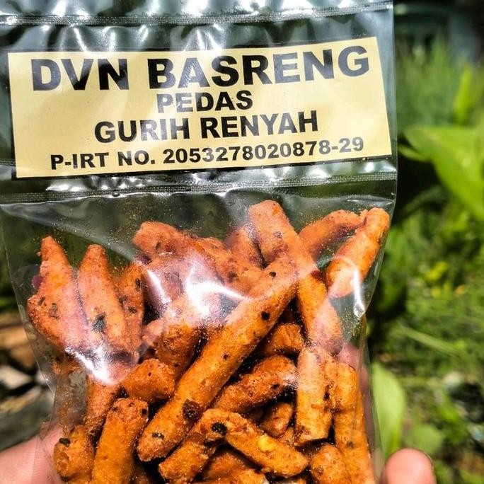 

HIW PAKET USAHA DVN BASRENG 38GR ISI 20 PS Bebas gula Camilan Makanan Snack Pedas
