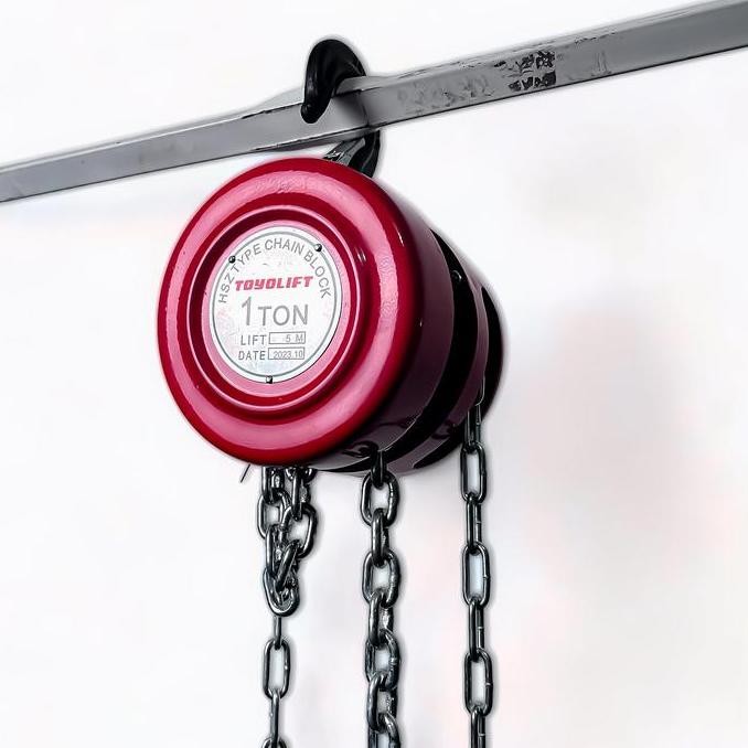 . Toyo Lift Chain Block 1 Ton 3 Meter Katrol Kerekan Takel Chainblock