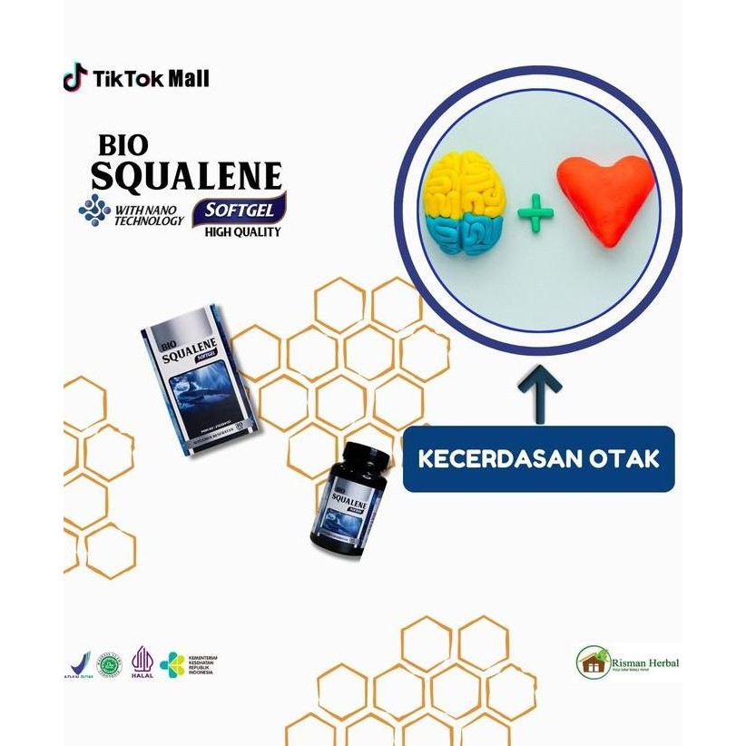 

Terlaris Bio Squalene Minyak Hati Ikan Hiu Suplemen Kesehatan Otak Anak Dan Dewasa Kaya Omega 3, Vitamin A, Dha Tanpa Kandungan Merkuri | Vitamin Otak & Memori Janin Pada Ibu Hamil, Bagus Untuk Ibu Menyusui | Meningkatkan Daya Ingat, Kecerdasan, Daya