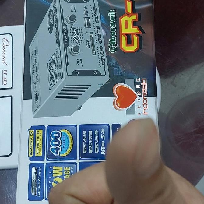 Ampli Kiya Cr602/ Ampli Walet 602/ Ampli Walet Kiya 1Player New Stok
