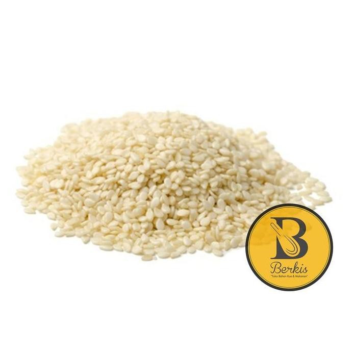 

Terlaris Wijen Putih Super Number One 1 Kg [Repack] / Sesame Seeds