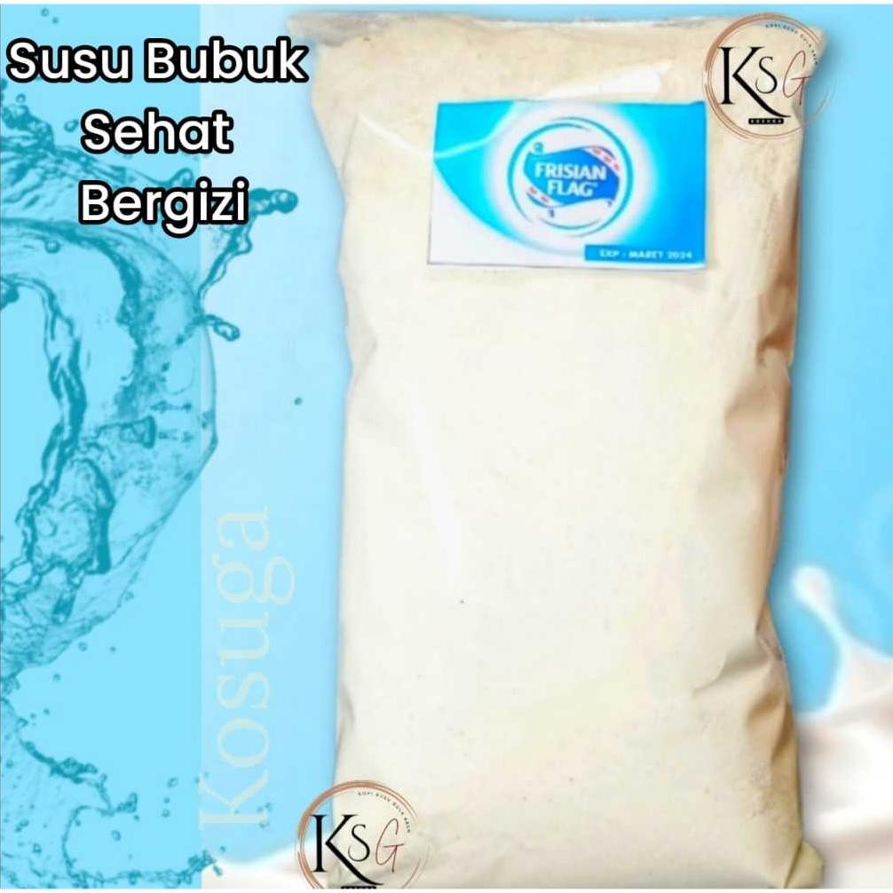 

NEW!!! 1kg Susu Bubuk Kiloan Fris1An Flag Ff PureFram UHT Fullcream Repack Kemasan 1000gr Nikmat Lezat