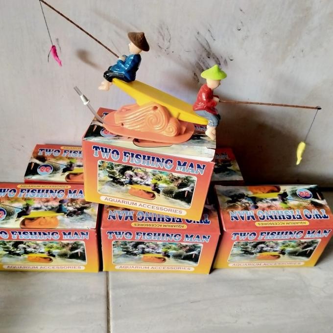 

Terlaris Grosir Hiasan Aquarium Two Men Fishing