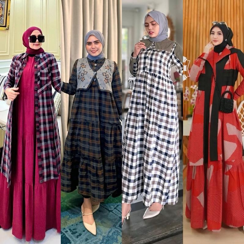 Promo Gamis Katun Amore By Ruby Bsh Bshop Promo