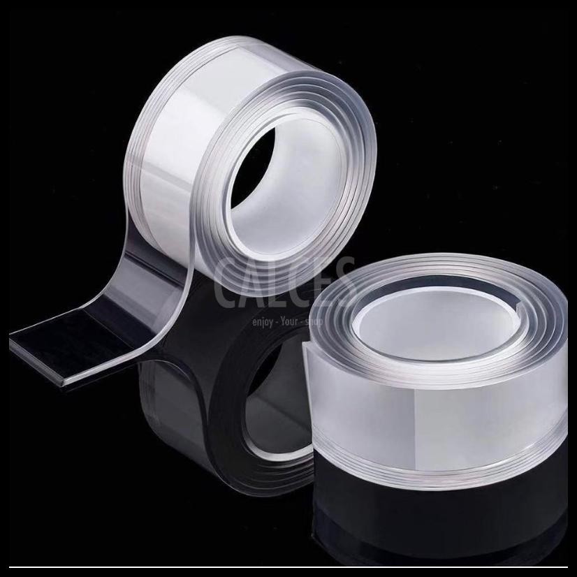 

[CALCES] DOUBLE TAPE NANO SELOTIP BENING 2 SISI SERBAGUNA