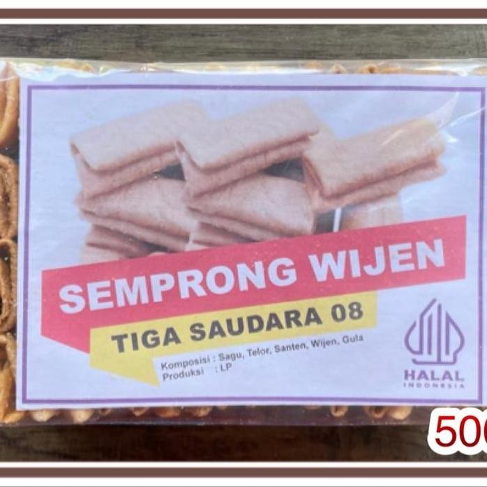 

Terlaris Semprong Wijen 500Gr - Snack
