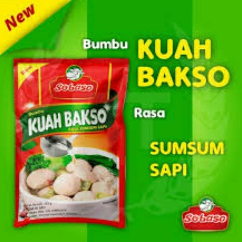 

Sobaso Bumbu Kuah Bakso Rasa Sumsum Sapi 65 Gram ( isi 10 bks ) nUg