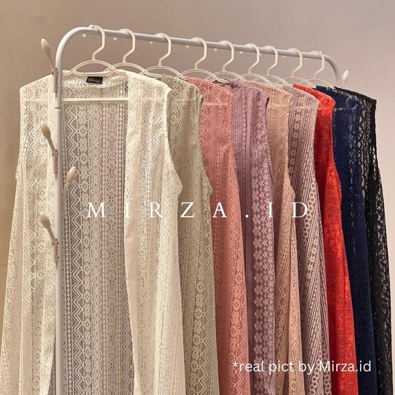 Outer Brukat Kondangan Panjang Tanpa Lengan Kekinian