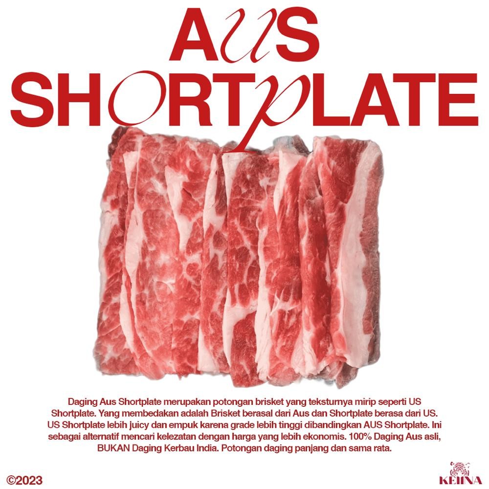 

Daging Sapi Beef Aus Shortplate Brisket Slice Sukiyaki Yakiniku AST nUg