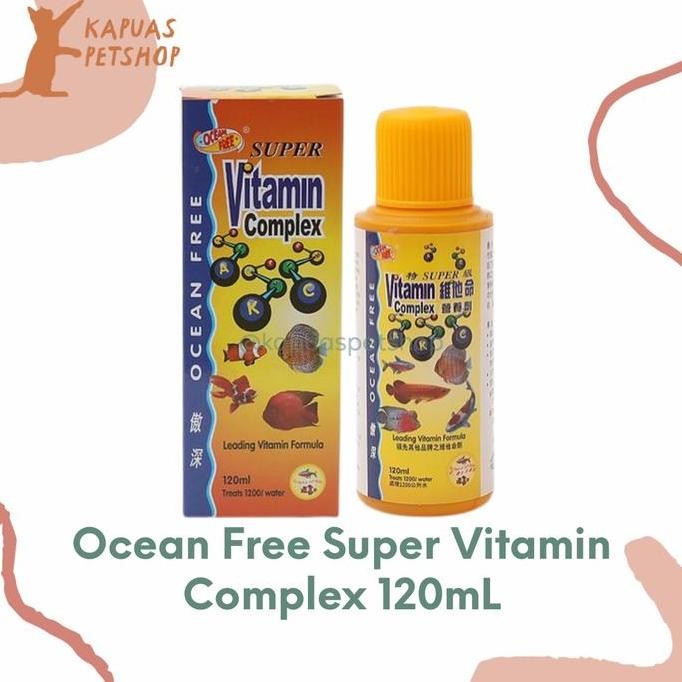 

Terlaris Vitamin Ikan Ocean Free Super Vitamin Complex 120Ml
