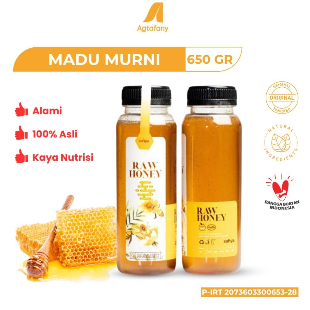 

Madu Murni Safiya 650 gram | Raw Honey Alami Pure Natural Minuman Herbal Premium Kesehatan AST nUg