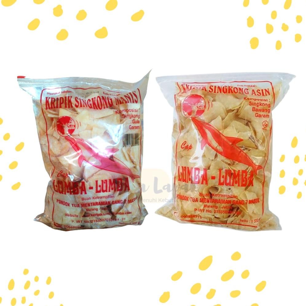 

Keripik Singkong Lumba Lumba 500gr JUMBO Kripik Rasa Manis & Asin AST nUg