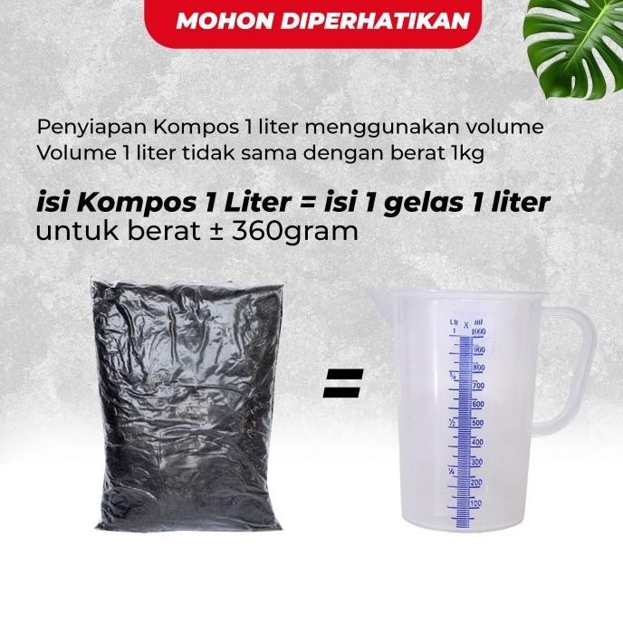 

Terlaris Kompos Murni Pupuk Kandang Media Tanam 1 Liter Pg Sby