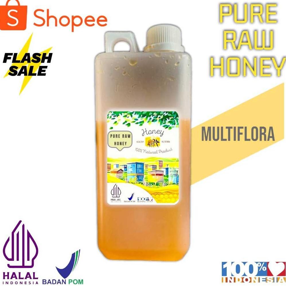 

Madu Murni Asli 1kg Nektar Multiflora 100% Alami Pure Natural Raw Honey AST nUg