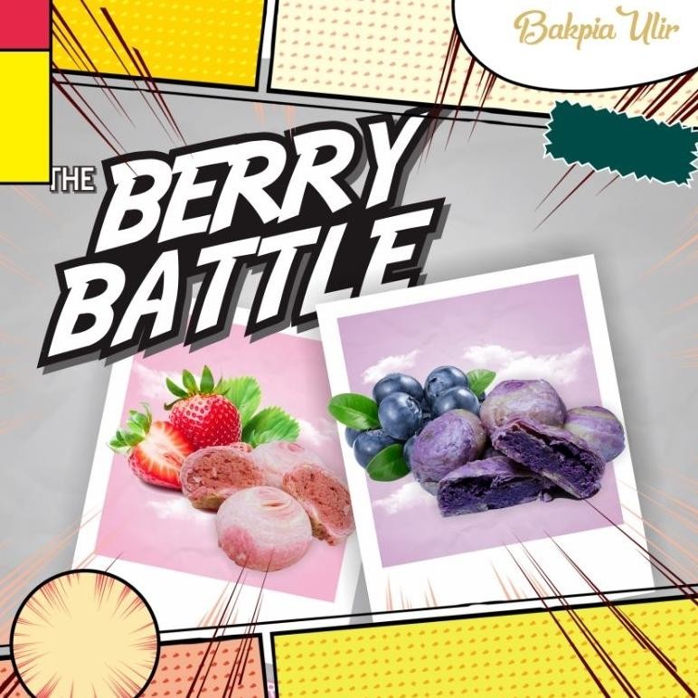 

Bakpia Ulir Bakpia Kering Mix Berry (Blueberry dan Strawberry) oleh oleh Surabaya isi 10/box nUg