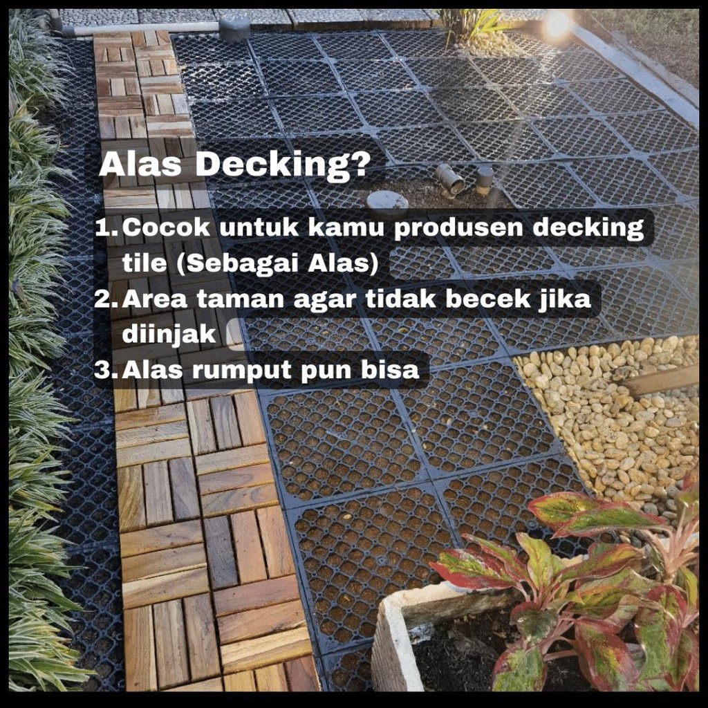 TATAKAN FLOORING ALAS LANTAI KAYU DECKING TILE
