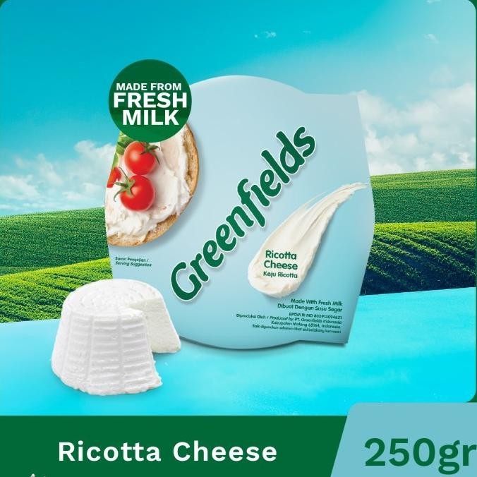

Keju Greenfields - Ricotta Cheese 250 g nUg