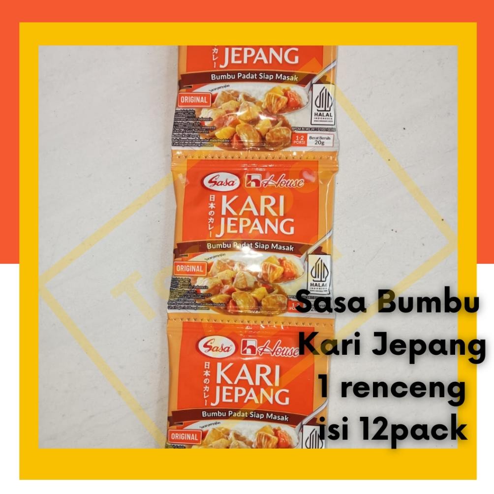 

Bumbu Kari Jepang Sasa Sachet 1 Renceng isi 12 pack Instant nUg
