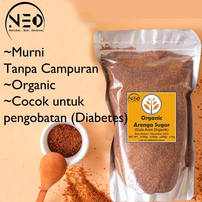 

Gula Aren Organik 1kg / Gula Semut / Arenga Sugar Organic GRADE A EXPORT QUALITY/ Tanpa Campuran Gula Tebu/ Gula Aren 1kg AST nUg