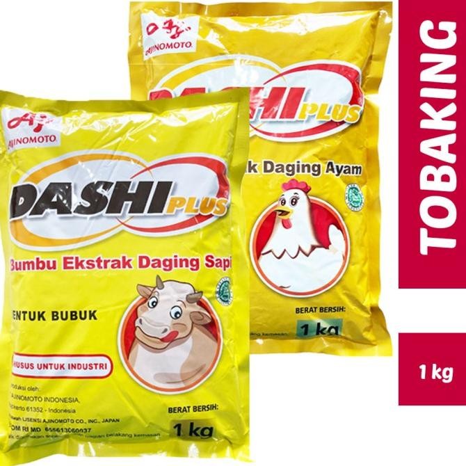 

DASHI Plus Ajinomoto Kaldu Sapi Ayam 1 kg Penyedap Rasa nUg