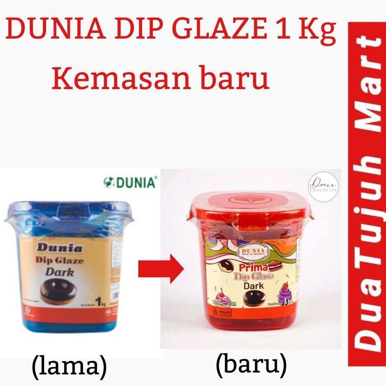 

DUNIA DIP GLAZE PRIMA 1 Kg ( KEMASAN BARU TOPLES WARNA MERAH) AST nUg