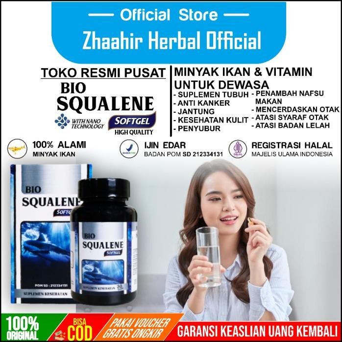 

Terlaris Bio Squalene Softgel Minyak Ikan Untuk Dewasa Vitamin