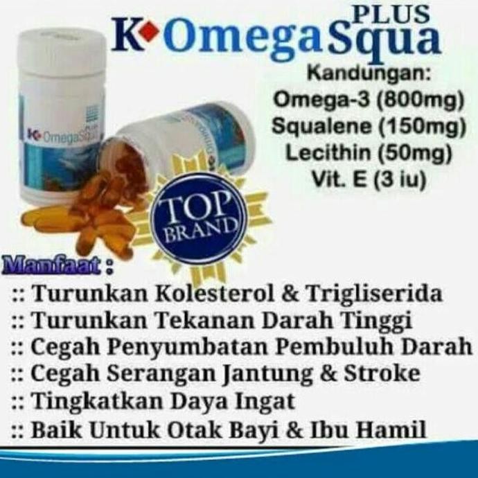 

Terlaris Minyak Ikan Plus Vitamin D3 Omega Squa
