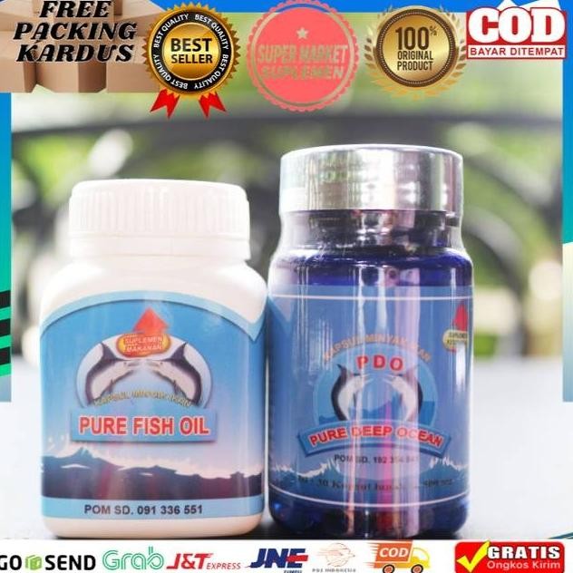 

Terlaris Pdo Pure Deep Ocean / Pfo Pure Fish Oil - 30 Softgels Pdo Minyak Ikan Murni Vitamin Otak Jantung Obat Kanker Tumor - Kemasan Baru Grosir Sun Hope Deep Sea Omegasqua Plus Fish Oil Hiu Squalene Suplemen House