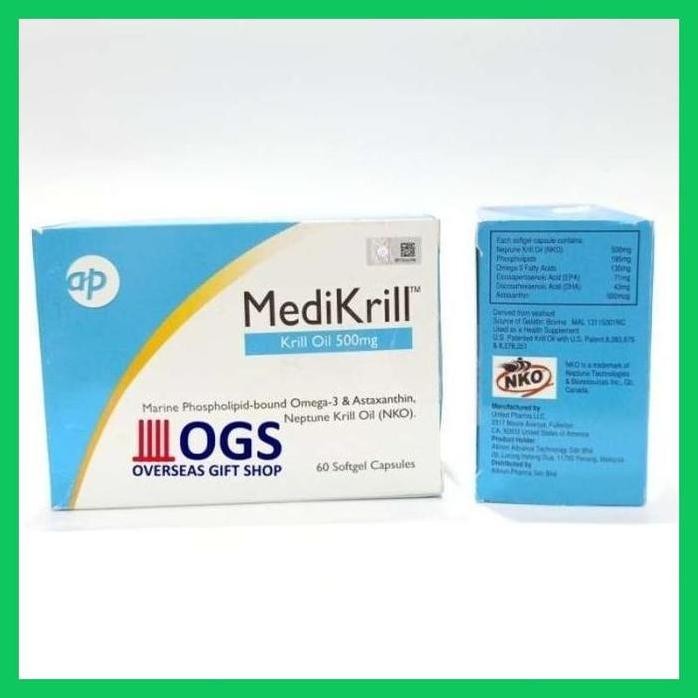 

Terlaris Import Ready Medikrill 500 Isi 60 Softgel Kril Oil 500 Mg Minyak Ikan Laut Good Quality Kesehatan / Kecantikan / Vitamin / Suplemen