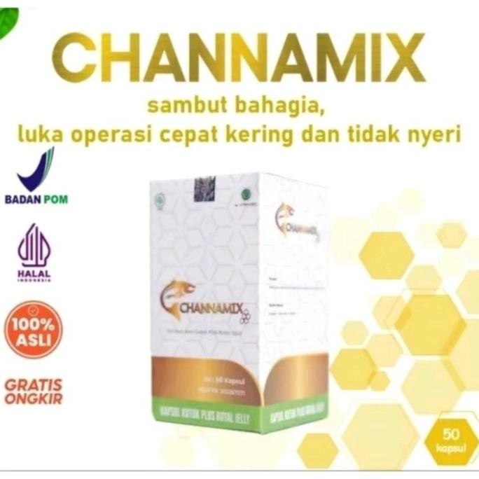 

Terlaris Channamix - Kapsul Kutuk Ikan Gabus Original, Obat Luka Pasca Operasi. Vitamin D & K Kesehatan Tulang