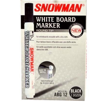 

RB SPIDOL WHITEBOARD SNOWMAN ABG12/BG12 LUSINAN