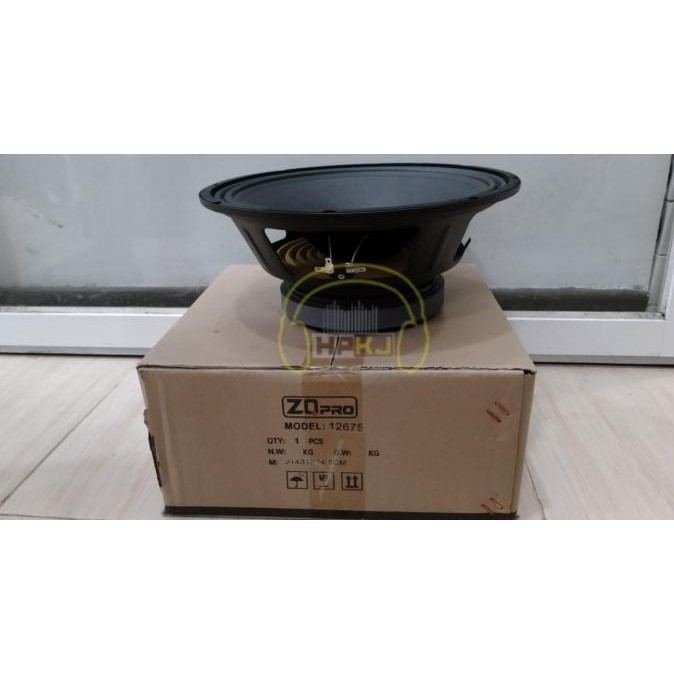 Speaker Zq Pro 12675 12" Inch Speaker Speker 12Inch Zq Pro 12675 New Stok