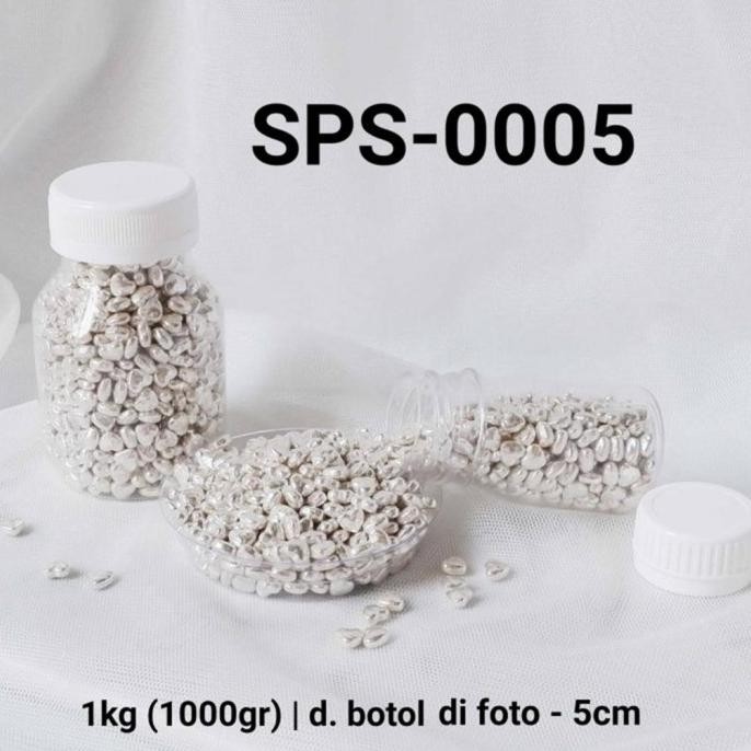 

Ready oke] SPS-0005 Sprinkles sprinkle sprinkel 1kg 1 kg kilo hati silver perak