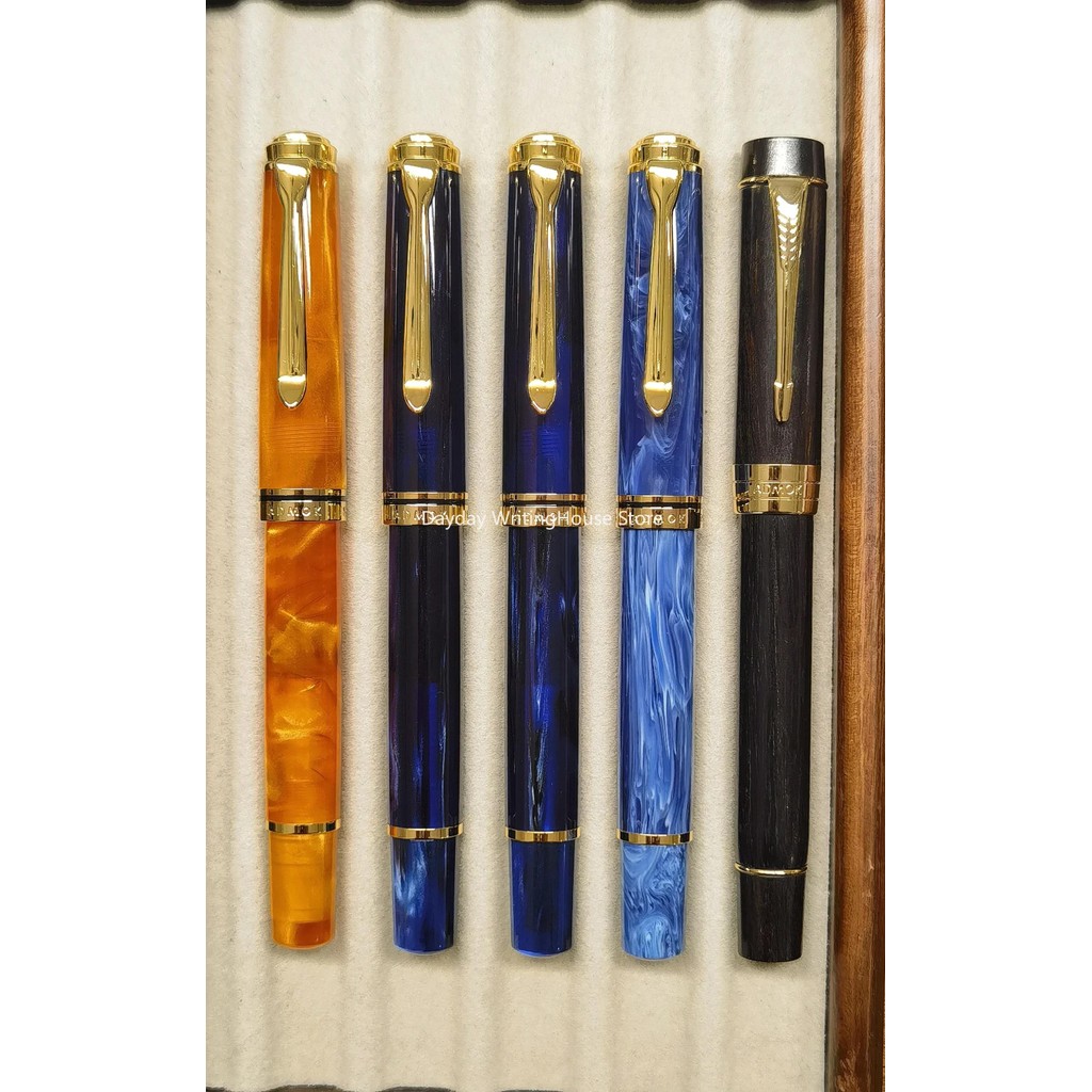 

Smooth Admok M800 Acrylic Piston Fountain Pen German Bock/Schmidt Soft No.6/35# Nib Inking Pelikan Copy Students Writing Gift