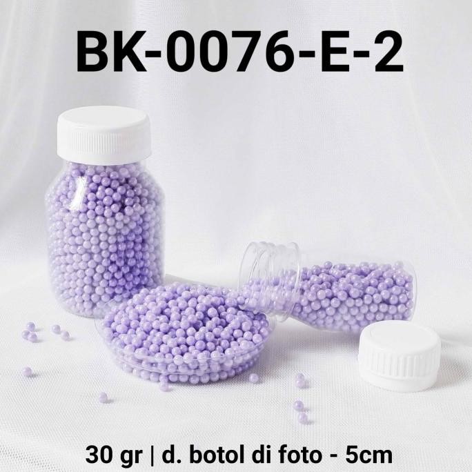 

siap kirim] BK-0076-E-2 Sprinkles sprinkle sprinkel 30 gram mutiara ungu