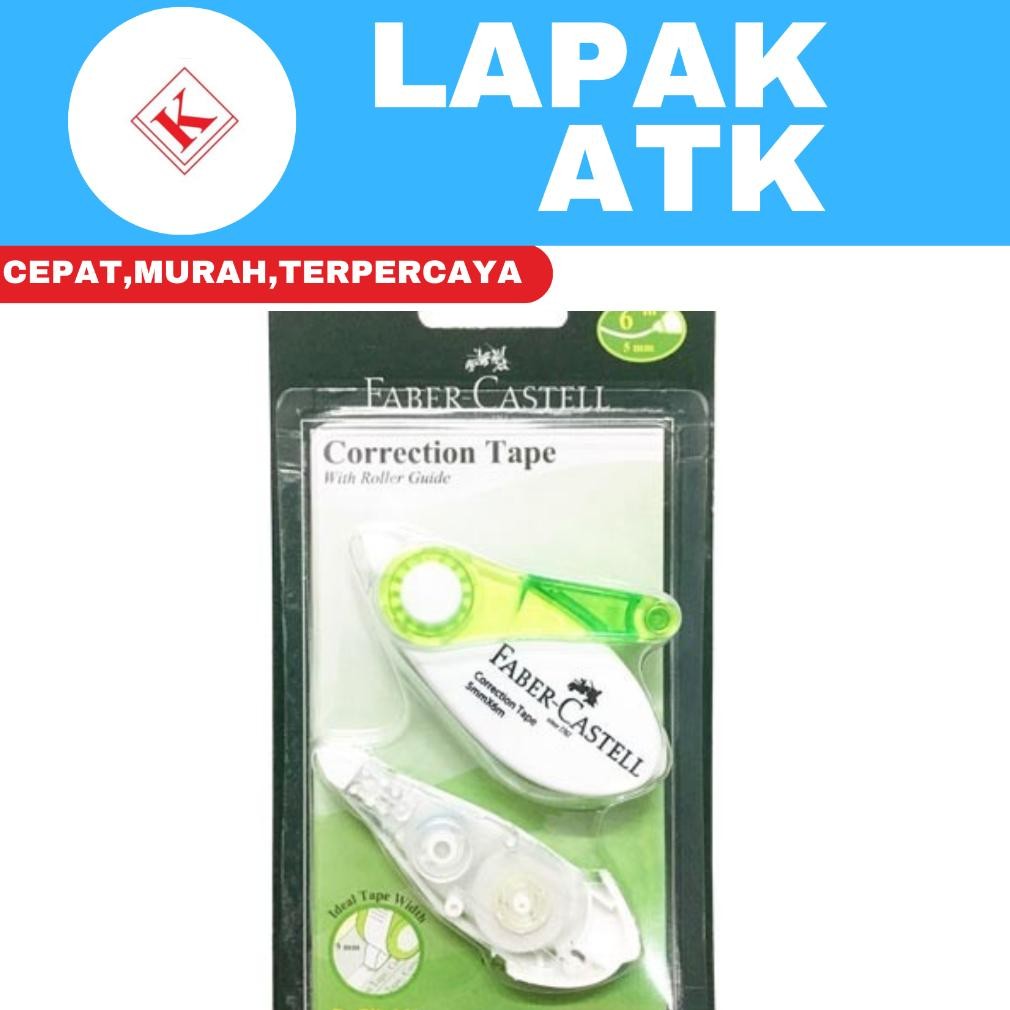 

RB CORRECTION TAPE / TIP EX KERTAS FABER CASTELL SR 506 ++