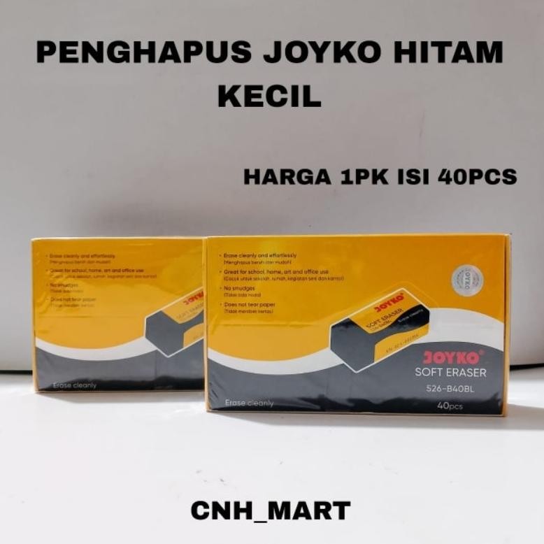 

RB (40)Penghapus Kecil JOYKO Putih - Hitam - Eraser JOYKO Putih - Hitam - Stip Kecil Putih - Hitam - Harga 40 PCS( 1PAK)