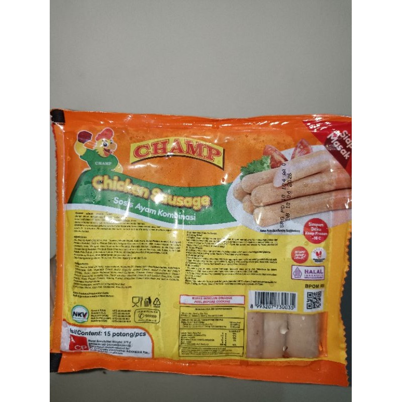 

CHAMP SOSIS AYAM 375gr / Sosis Ayam murah